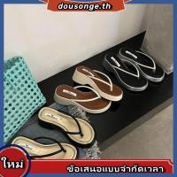 ราคา รองเท้าแตะฟลิปฟลอป หนัง PU พื้นหนา ระบายอากาศได้ดี สวมใส่สบาย เข้ากับทุกการแต่งกาย แฟชั่นฤดูร้อน สไตล์เกาหลี สําหรับผู้หญิง (42652514669)
