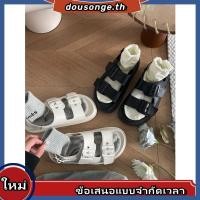 ราคา FULLBOX Soft Sole รองเท้าแตะรัดส้นแนวนอน UNA 2 พร้อมพื้นรองเท้าแบนในผลิตภัณฑ์ QC สีเรียบง่าย (28872054998)