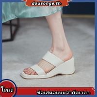 ราคา Namvitae รองเท้าแตะแพลตฟอร์มลําลอง เสริมส้น เหมาะกับเดินชายหาดกลางแจ้ง แฟชั่นสําหรับสตรี (28571144694)