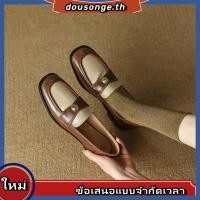ราคา รองเท้าโลฟเฟอร์ หนังนิ่ม ส้นแบน หัวเหลี่ยม สีดํา แฟชั่นฤดูใบไม้ผลิ สไตล์อังกฤษ สําหรับผู้หญิง 2023 (27969153272)