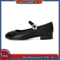 ราคา UABRAV รองเท้าแมรี่เจน หนังวัวแท้ ส้นเตี้ย ชั้นเดียว สไตล์ฝรั่งเศส สําหรับผู้หญิง ขนาด 35 40 (42923108696)