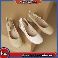 ราคา รองเท้าแตะ หนัง PU ส้นหนา พื้นนิ่ม แฟชั่นฤดูร้อน สไตล์เรโทร สําหรับผู้หญิง (41322121122)