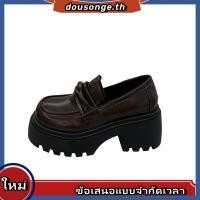 ราคา สุภาพสตรี รองเท้าไม่มีส้น 2025 สไตล์ใหม่ขนาดเล็กความสูงหนา พื้นรองเท้า อ็อกซ์ฟอร์ด รองเท้าสไตล์วิทยาเขตสีดําสีน้ําตาลนักเรียนรองเท้าหนังขนาดเล็กผู (27143606988)