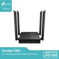 ราคา Archer C64 AC1200 Wireless MU MIMO WiFi Router 4 เสาภายนอก พร้อม Beamforming Technology ส่งสัญญาณครอบคลุม (8269811737)