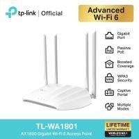 ราคา TP Link TL WA1801 ใหม่ ตัวขยายสัญญาณไวไฟ 6 AX1800 Gigabit Wi Fi 6 Access Point เสา 4 เสา พร้อม Beamforming เพื่อขยายและบีบสัญญาณ Wi Fi (25662807551)