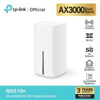 ราคา TP Link NX510v เราเตอร์ใส่ซิม 5G AX3000 Wi Fi6 Telephony Router แค่ใส่ SIM card ก็เพลินกับเครือข่าย 5G ได้ทันที (22568542913)