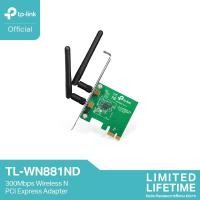 ราคา TP Link TL WN881ND การ์ด WiFi 300Mbps Wireless N PCI Express Network Adapter ตัวรับสัญญาณ WiFi สำหรับคอมพิวเตอร์พีซี (3821843855)