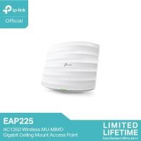 ราคา TP Link EAP225 V3 Access Point สำหรับองค์กร AC1350 Wireless MU MIMO Gigabit Ceiling Mount Access Point (1156218676)