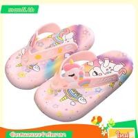 ราคา รองเท้าแตะเด็ก ฤดูใบไม้ผลิและฤดูร้อน 2023 ยูนิคอร์นการ์ตูนน่ารักใหม่ สไตล์เจ้าหญิง รองเท้าแตะ รองเท้าแตะเด็ก (51451015511)