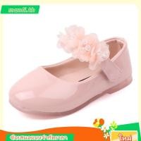 ราคา xbabylandxbaby รองเท้าผ้าใบลําลองสําหรับเด็กผู้หญิงหนัง pu ลายดอกไม้ (41724956823)