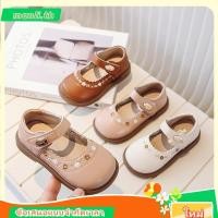 ราคา รองเท้าหนัง พื้นนิ่ม ปักลายดอกไม้ กันลื่น สไตล์เกาหลี สําหรับเด็กผู้หญิง อายุ 2 6 ปี (28042655681)