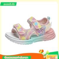 ราคา SUGE รองเท้าแตะ รองเท้าชายหาด ขนาดใหญ่ ลายเจ้าหญิงเอลซ่า น่ารัก สีชมพู สีม่วง สําหรับเด็กผู้หญิง (49900972114)