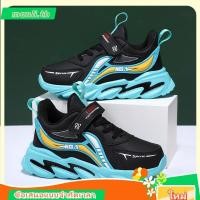 ราคา รองเท้าผ้าใบหนังกันน้ําสําหรับเด็กผู้ชายลื่นด้านล่างนุ่มเด็กรองเท้าวิ่งกลางแจ้งนักเรียนความสะดวกสบายเดินโรงเรียนรองเท้า (27616800907)