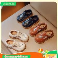 ราคา รองเท้าหนัง พื้นนิ่ม ปักลายดอกไม้น่ารัก สไตล์วินเทจ สําหรับเด็กผู้หญิง อายุ 2 16 ปี (25547434425)