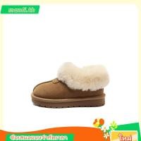 ราคา รองเท้าบูทเด็กผู้หญิง รองเท้าลุยหิมะสำหรับเด็กแบบดึงกลับสำหรับฤดูหนาวรองเท้าผ้าฝ้ายกันหนาวขนแกะสำหรับเด็กผู้หญิงแบบใหม่ (48600148633)