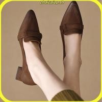 ราคา รองเท้าโลฟเฟอร์ หนังวัวแท้ ส้นหนา หัวแหลม แฮนด์เมด แฟชั่นฤดูใบไม้ผลิ สไตล์ฝรั่งเศสเรโทร สําหรับผู้หญิง 2024 (44170817076)