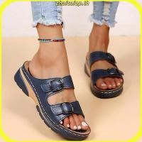 ราคา Namvitae รองเท้าแตะส้นเตารีด หนา กันลื่น ขนาดใหญ่ ทนต่อการสึกหรอ แฟชั่นสําหรับผู้หญิง (29322052968)