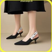 ราคา Baotou รองเท้าส้นเตี้ย ส้นหนา หัวแหลม ประดับโบว์ ฉลุลาย สําหรับผู้หญิง (27092883715)