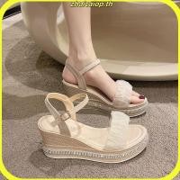 ราคา ใหม่ พร้อมส่ง รองเท้าส้นสูง ส้นตึก พื้นหนา เข้ากับทุกการแต่งกาย แฟชั่นฤดูร้อน สไตล์สกี สําหรับผู้หญิง 2023 (26691133201)