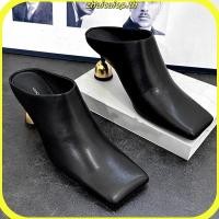 ราคา รองเท้าส้นสูงส้นเข็มหัวเหลี่ยม35 42ผู้หญิงไซส์ใหญ่ (43621943430)