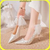 ราคา รองเท้าส้นสูง ผ้าซาติน หัวแหลม ไซซ์ 34 39 แฟชั่นใหม่ สําหรับผู้หญิง ใส่ไปงานแต่งงาน 2024 (43523427766)
