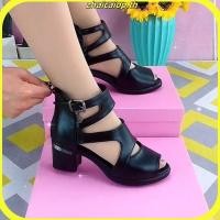 ราคา kyda รองเท้า ne and na 2024รองเท้าแตะผู้หญิงแบบใหม่รองเท้าปากปลาส้นสูงแฟชั่นเข้าชุดง่ายสำหรับฤดูร้อนรองเท้าบูทตาข่ายกลวงรองเท้าแตะคุณแม่รองเท้าแตะโรมัน (28892732217)