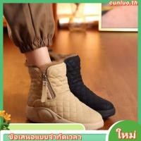 ราคา Hwshoes รองเท้าบูทข้อสั้น ผ้าฝ้าย บุขนแกะหนา กันหิมะ สไตล์เกาหลี ให้ความอบอุ่น สําหรับผู้หญิง นักเรียน (26213468191)