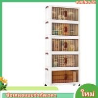 ราคา Elife ตู้เก็บของ หลายชั้น มัลติฟังก์ชั่น ตู้เสื้อผ้า มีล้อ พับเก็บได้ กล่องเก็บของ ชั้นวางของ กล่องเก็บของใช้ (41726444606)