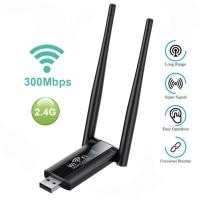 ราคา 2 4g 300Mbps Wireless USB Wifi Repeater 4 เสาอากาศ Wifi Long Range Extender เครื่องขยายสัญญาณ Wi Fi อะแดปเตอร์เครือข่ายบ้านสําหรับ PC (29772162628)