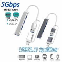 ราคา Type C USB Hub ความเร ็ วสูง USB 3 0 4 พอร ์ ต Multi Splitter Adapter OTG สําหรับคอมพิวเตอร ์ แล ็ ปท ็ อป (21584430041)