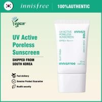 ราคา ของแท้ 100 innisfree UV Active Poreless Sunscreen SPF50 PA 50ml อินนิสฟรี ยูวี แอคทีฟ กันแดด (56951877070)
