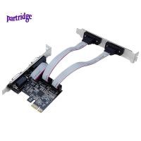 ราคา 1 ชิ้น 25Mbps PCIE Serial Port การ์ดขยาย 4 พอร์ตการ์ดขยาย Riser การ์ด AX99100 ชิป PCIE ถึง Serial Port RS232 อินเทอร์เฟซ (43715242827)