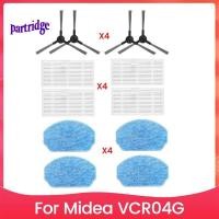 ราคา 12PCS แปรงด้านข้าง Hepa Filter Mop ผ้าสําหรับMidea VCR04G หุ่นยนต์สูญญากาศอุปกรณ์เสริม (27590588346)