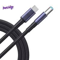 ราคา partridgefor Mini Type C to DC Power Cable รองรับ 140w USB C สายชาร์จสําหรับ Mobile Power Bank 180 ซม (27359744134)