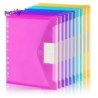 ราคา แฟ้มโฟลเดอร์ 10 แพ็คพร้อมซองพลาสติก 11 แหวน ป้ายโฟลเดอร์เอกสารใส ที่เก็บกระเป๋าแฟ้ม 3 ห่วง (41919597692)