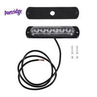 ราคา 12v 24v 6LED ไฟแฟลชฉุกเฉิน รถ ไฟเตือน Strobe กระพริบ (27023516372)