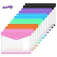 ราคา 12 แพ็ค Binder กระเป๋า 11 หลุมขยาย Binder โฟลเดอร์สําหรับ 2 3 4 แหวน Binder พลาสติกซองแฟ้มกระเป๋าเอกสาร (24047006700)