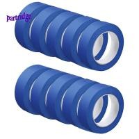 ราคา 10ม้วนสีฟ้าจิตรกรเทปผนังปลอดภัยสีเทป1 2นิ้วx55หลาสําหรับตกแต่งผนังจิตรกรรมอุปกรณ์วางผ้า (52700897301)