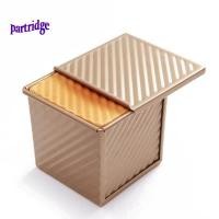 ราคา กระทะก้อนขนาดเล็กพร้อมฝาปิดกล่องขนมปังปิ้ง 0 55Lb 250G ความจุแป้ง Non Stick Square Toast Box สําหรับเตาอบเบเกอรี่ (24644656337)