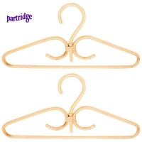 ราคา 2 ชิ้นหวายแขวนเสื้อผ้าหวายธรรมชาติทอมือ 3 ตะขอแขวนสําหรับตู้เสื้อผ้าหน้าแรกร้านเสื้อผ้าตกแต่ง (24644081372)