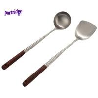 ราคา ชุดเครื่องมือตะหลิวกระทะและทัพพีตะหลิว 17 นิ้วสําหรับกระทะตะหลิวกระทะสแตนเลส (42067623786)