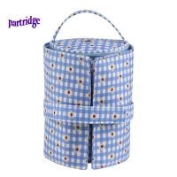 ราคา ขนาดเล็กเส้นด้ายถุงเก็บแบบพกพาถักขนสัตว์กระเป๋าพับ เซอร์เชต์ ตะขอ กระเป๋าสําหรับจักรเย็บผ้าเครื่องมืออุปกรณ์เสริมของขวัญสีฟ้า (27834915832)