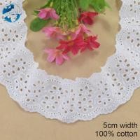 ราคา ขอบลูกไม้จากผ้าฝ้าย 100 DIY อุปกรณ์ตกแต่งเสื้อผ้า สำหรับงานปักถักร้อยลูกไม้ (44320911404)
