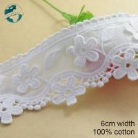 ราคา ผ้าฝ้ายเย็บปักถักร้อยขอบลูกไม้ ผ้า guipure DIY อุปกรณ์เสริมสำหรับมินิเดรสและริบบิ้น 2623 (43818336921)