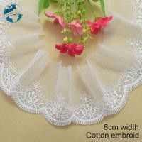 ราคา ผ้าฝ้ายเย็บปักถักร้อยขอบลูกไม้ DIY Trims อุปกรณ์เสริมสำหรับเสื้อผ้าและเดรส (40774009762)