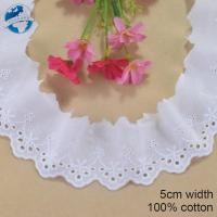 ราคา ขอบลูกไม้จากผ้าฝ้าย 100 กว้าง 5 ซม DIY อุปกรณ์ตกแต่งเสื้อผ้า ชุดมินิลูกไม้ริบบิ้น (42168489309)