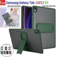 ราคา Samsung Galaxy Tab S9 FE 5G SM X515 X510 X516 Galaxy Tab S9 11 SM X710 X716 X718 พร้อมขาตั้งโปร่งใส Matte พลาสติก Hard Case Soft TPU กันชนกันกระแทก (24897561475)
