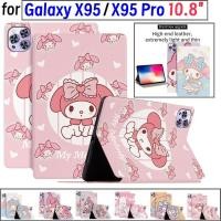 ราคา สําหรับ Galaxy Tab X95 10 8 นิ้ว X95Pro Pro 10 8 2024 Global ใหม่ Android Tablet PC Max 5G แท็บเล็ตซองหนังผ้าวัสดุวงเล็บรูปแบบน่ารักเหงื่อหลักฐานลื่นหนัง (43062462510)