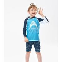 ราคา 1946 ชุดว่ายน้ำเด็กชาย เซ็ท 2 ชิ้น เสื้อแขนยาว กางเกงขาสั้น พร้อมส่ง (6552252099)