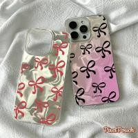 ราคา เข้ากันได้สำหรับ เคสไอโฟน11 เคส iphone 16 Pro Max 7Plus XR 12 13 14 15 สเตอริโอเลเซอร์สุดหรู ลายโบว์สุดน่ารัก (52801023698)